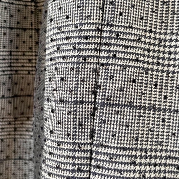 π Jason Wu Collection Runway Cap Sleeve Plaid & Polka Dot Lace Midi Dresse - Picture 13 of 16